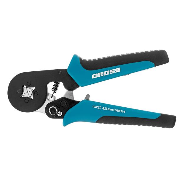 Клещи (пресс-клещи) для обжима наконечников электропроводов с сечением 0,25-8 мм2 фото 3