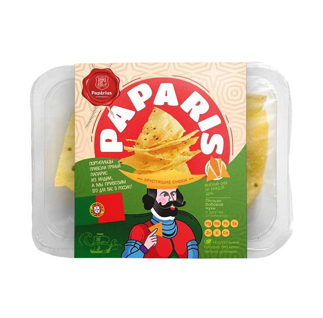 Индийский пападам жареный Paparius 30 г в подложке ОПТ фото 1