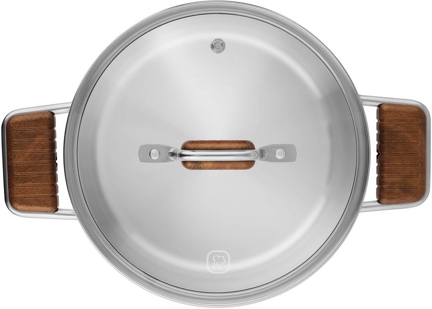 Кастрюля Rondell Fjord RDS-1791 3.2л. d=20см (без крышки) стальной фото 2