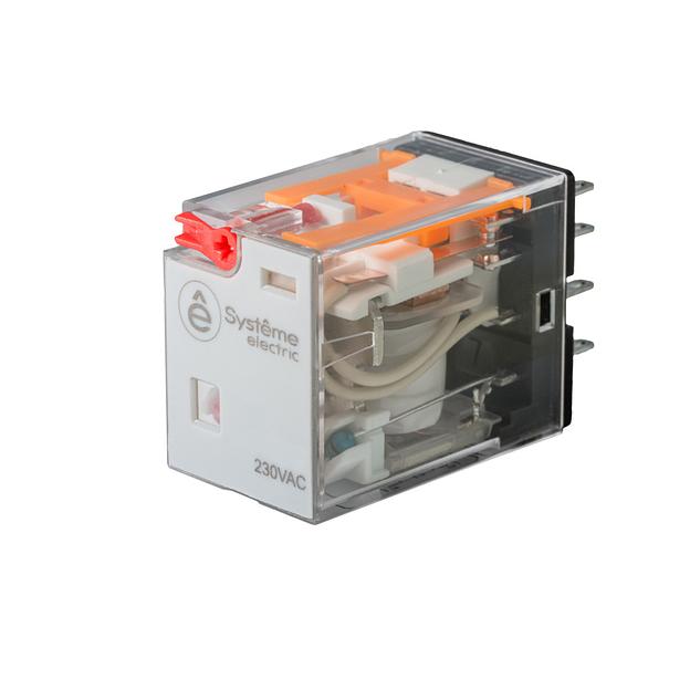 Реле 5A 4CO 230VAC тест кнопка LED фото 1