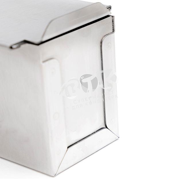 Форма для тостового хлеба с крышкой 300х100х100 мм нержавеющая сталь фото 7