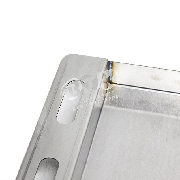 Противень для духовки с направляющими 460х370х80 мм нержавеющая сталь фото 9