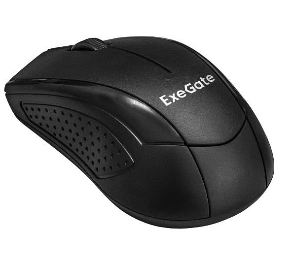 Мышь Exegate SR-9022 черный оптическая (1200dpi) беспроводная USB (2but) фото 1