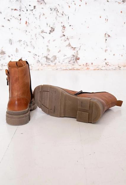 Ботинки зимние женские Onkei коричневая кожа, арт.M956-1R ОПТ фото 5