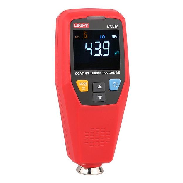 Прочие измерители UNI-T Толщиномер UT343A, диаметр измеряемой площади 20 мм, min толщина объема 0,5 мм фото 2