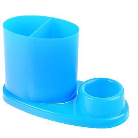 Органайзер настольный пустой ОР137 Эллипс Primavera, голубой, СТАММ фото 1