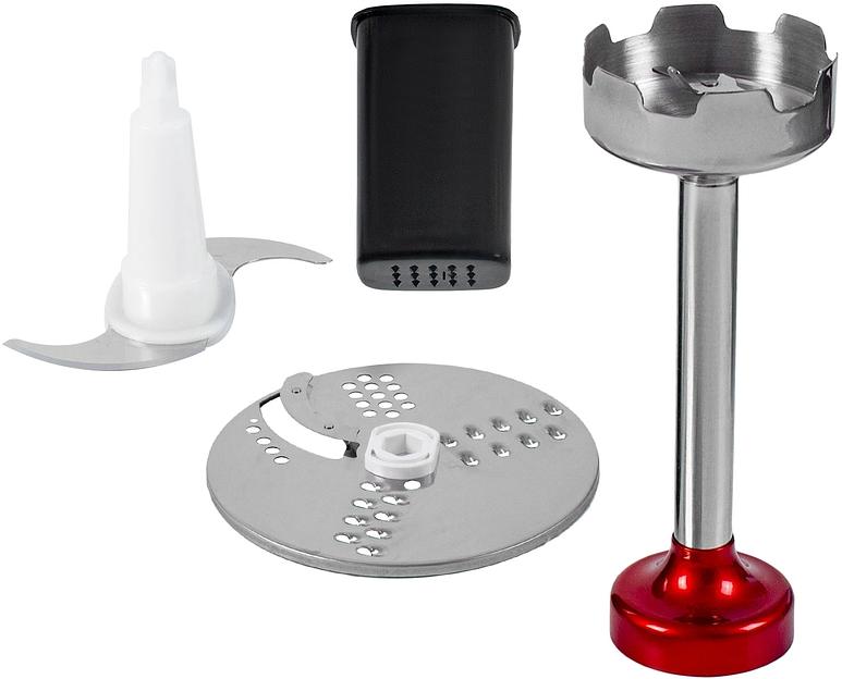 Блендер погружной Galaxy Line GL 2106 1000Вт красный/серебристый фото 5