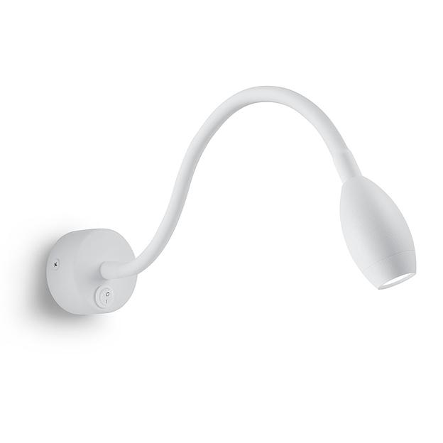 Светильник настенный светодиодный 3w 3700К на гибком основании белый фото 1