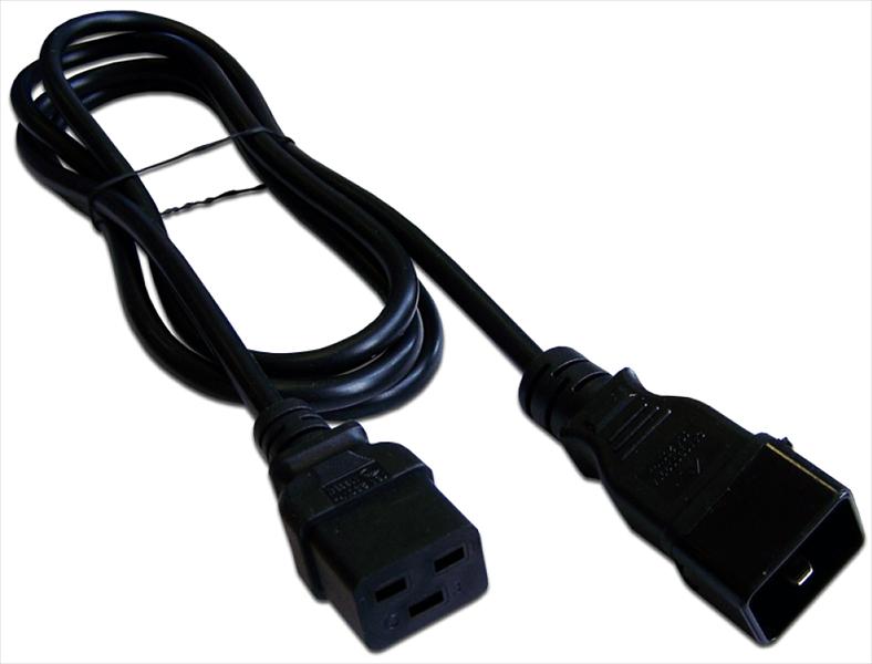 Шнур питания Lanmaster LAN-PP19/20-5.0-BK C19-C20 проводник.:3x1.5мм2 5м 250В 16А (упак.:1шт) черный фото 2