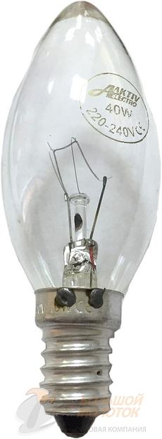 Лампа свеча 40 Вт Е14 (100) КНР фото 1