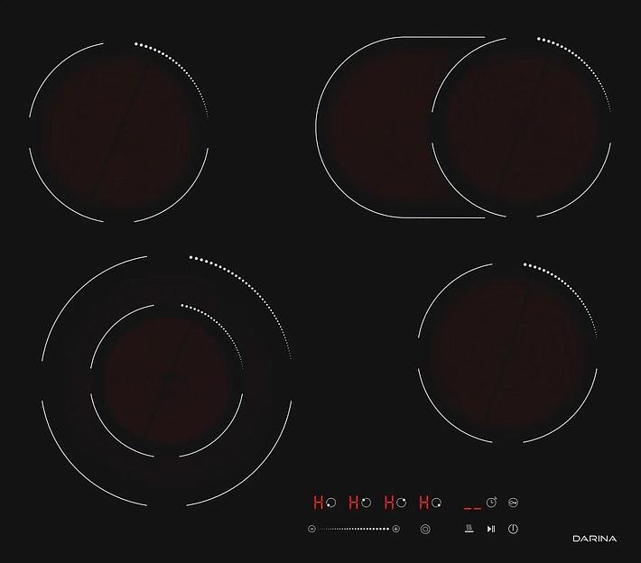 Электрическая варочная поверхность Darina 6Р Е328 B черный фото 6