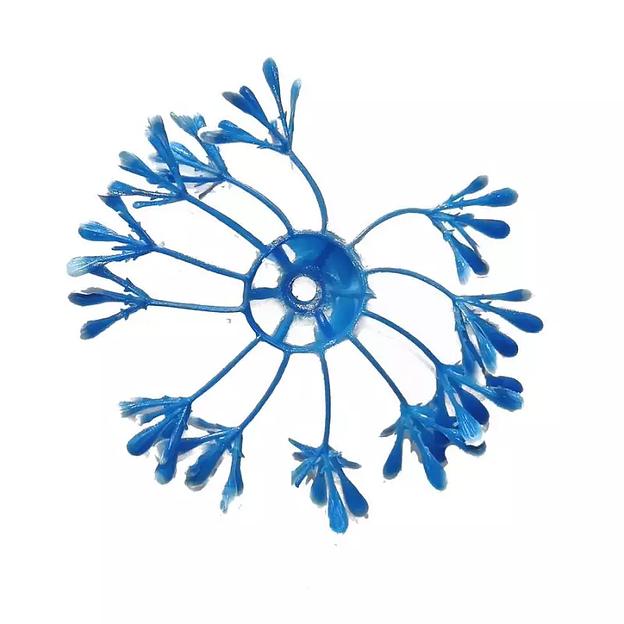 Добавка середина Синяя с белыми конч. (с крепл.) 6,5см 14с 1014шт/кг фото 5