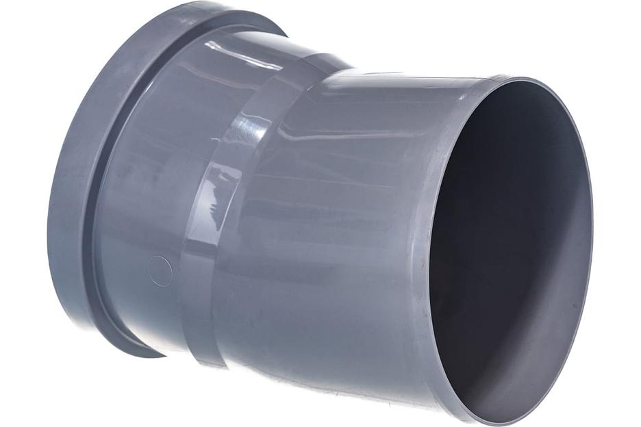 Отвод канализационный 110х15 град. фото 2