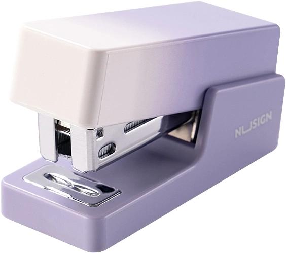 Степлер мини Deli NS083AVIOLET NS083A Nusign 24/6 26/6 (12листов) фиолетовый 40скоб металл/пластик фото 1