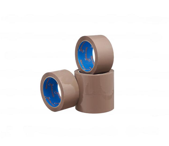 Клейкая лента Skreps 43 мкм, коричневый, 48 мм × 66 м фото 3