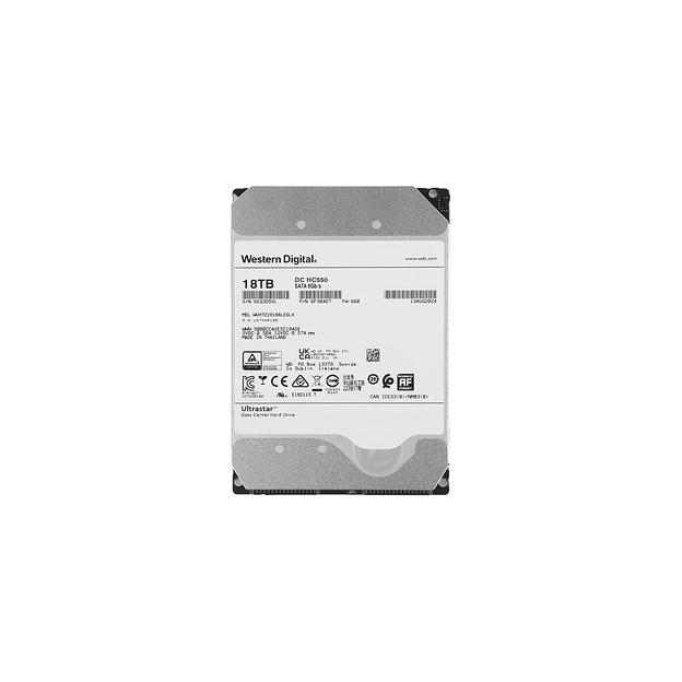 Жесткий диск WD Ultrastar DC HC550 WUH721818ALE6L4, 18ТБ, HDD, SATA III, 3.5" [0f38467] фото 1