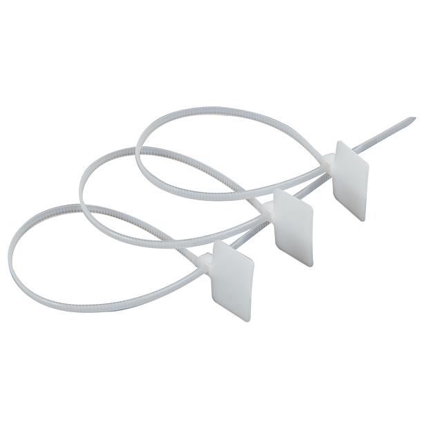 Хомут с площадкой OptiKit CT-M-N-3,0х150-белый (100шт) фото 1