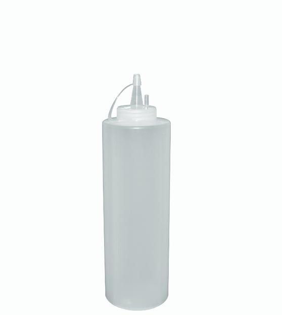 Емкость для соуса  700 мл. d=68 мм. h=240 мм. с крышкой прозрачная MG /1/24/ фото 1