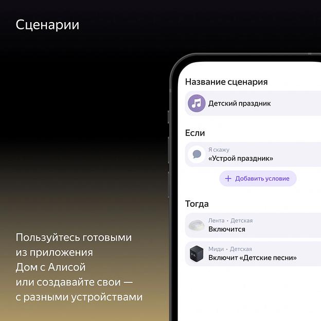 Умная светодиодная лента Yandex Matter 8.2В 3м (YNDX-00544) фото 10