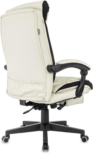 Кресло руководителя Бюрократ CH-824MSG-BF слоновая кость эко.кожа/ткань пластик фото 4
