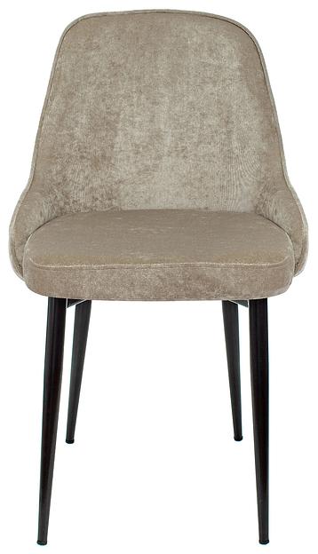 Стул для кухни Бюрократ KF-5 песочный Light 21 металл черный на ножках (KF-5/LT21) фото 2