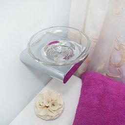 Мыльница стеклянная 23103А фото 1