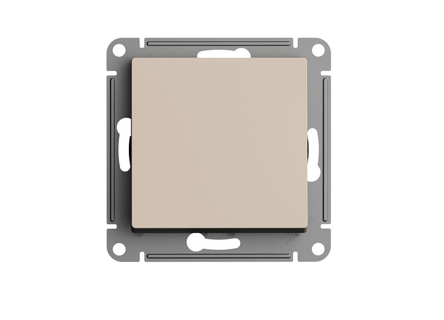 ATLASDESIGN 1-клавишный ВЫКЛЮЧАТЕЛЬ, сх.1, 10АХ, механизм, ПЕСОЧНЫЙ фото 1