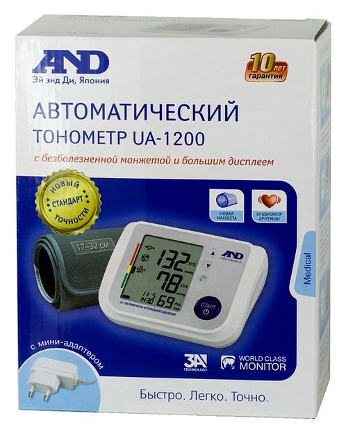 Тонометр автоматический A&D UA-1200 фото 4