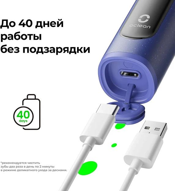 Зубная щетка электрическая Oclean X Lite S (N1801) серый фото 6