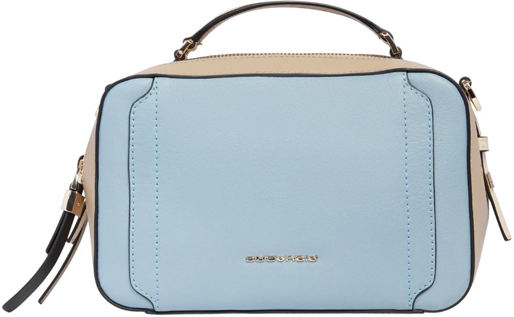 Сумка женская Piquadro Circle BD6656W92/AZBE2 голубой/бежевый натур.кожа фото 1