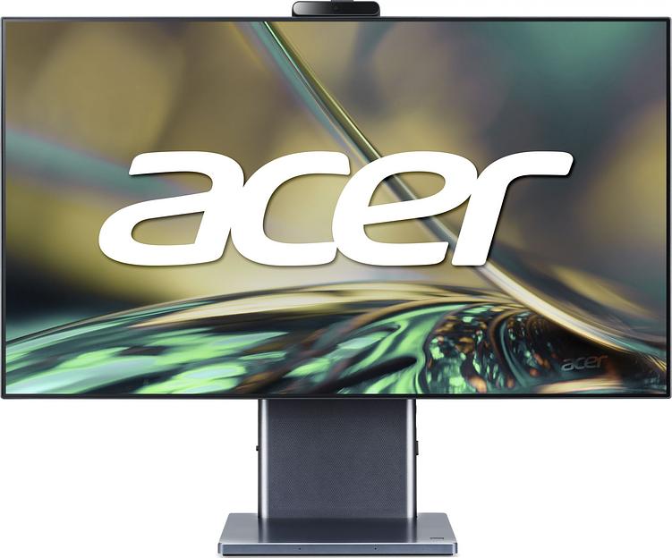 Моноблок Acer Aspire S27-1755 27" WQHD i5 1240P (1.2) 8Gb SSD512Gb Iris Xe CR noOS GbitEth WiFi BT 135W клавиатура мышь Cam серый 2560x1440.27 фото 2