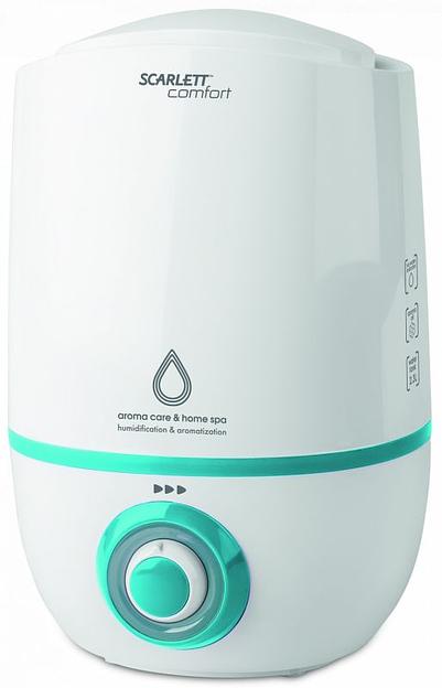 Увлажнитель воздуха Scarlett SC-AH986M16 23Вт (ультразвуковой) белый фото 1
