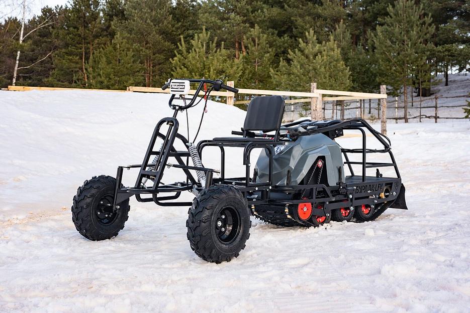 Мотобуксировщик Бурлак М2 LFP, 9 л.с., 1450*510*810 мм. фото 7