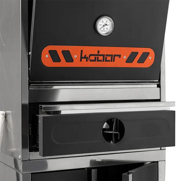 Печь «Хоспер» с подставкой и полкой для подогрева Кобор Fire-50-L BC фото 4