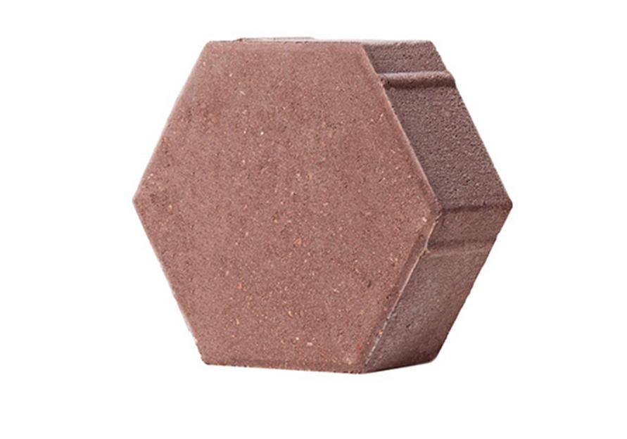 Камень Арцах «Шестигранник без рисунка» 230×200×60 мм, красный ОПТ фото 1