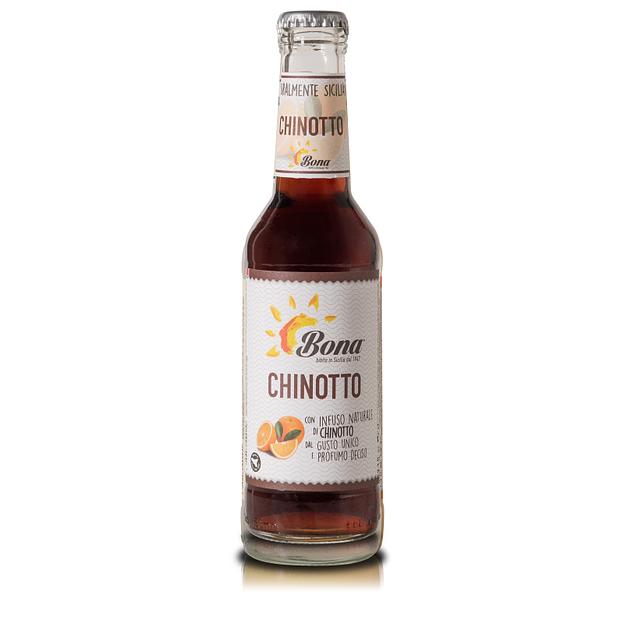 Лимонад Bona «Chinotto» (отборные цитрусовые, черника, смородина), 275 мл ОПТ фото 1
