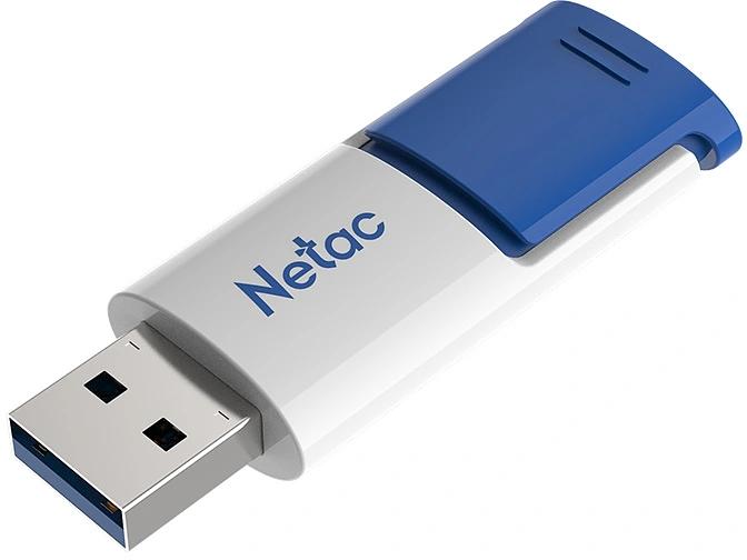 Флеш Диск Netac 32GB U182 NT03U182N-032G-32BL USB3.2 синий/белый фото 2