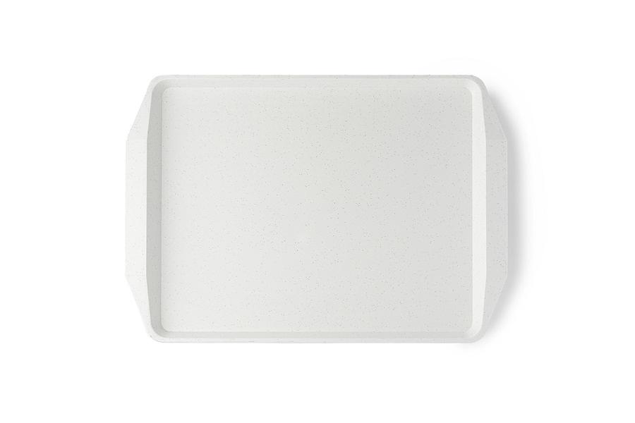 Поднос 42*30 см. белый мрамор поверхность классик MG /1/10/ фото 1