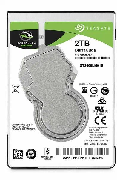 Жёсткий диск HDD Seagate 2000Gb 5400 rpm SATA 2.5 (ST2000LM015) ОПТ фото 1