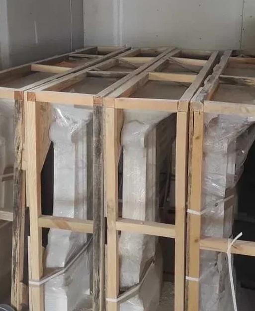 Каминный портал гипсовый Samaragips декоративный Камин-5 ОПТ фото 3