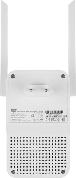 Точка доступа Cudy RE1800 AX1800 10/100/1000BASE-TX/Wi-Fi белый фото 3