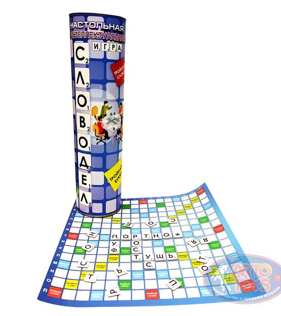 Настольная игра «Словодел» в тубусе ОПТ фото 3