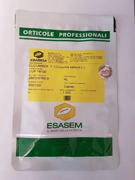 Семена «Ранний огурец 18100 F1 Esasem» 1000 семян ОПТ фото 1