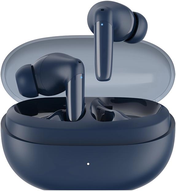 Наушники вкладыши Tecno BD04 т.ночь беспроводные bluetooth (BD04 MIDNIGHT BLUE) фото 1