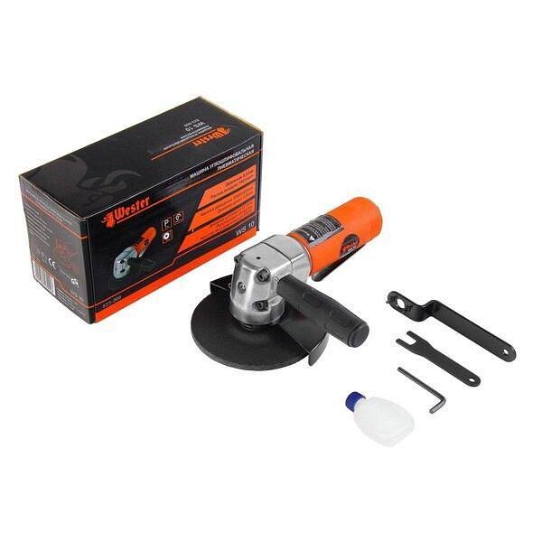 Машина углошлифовальная пневматическая WESTER WS-10 фото 3