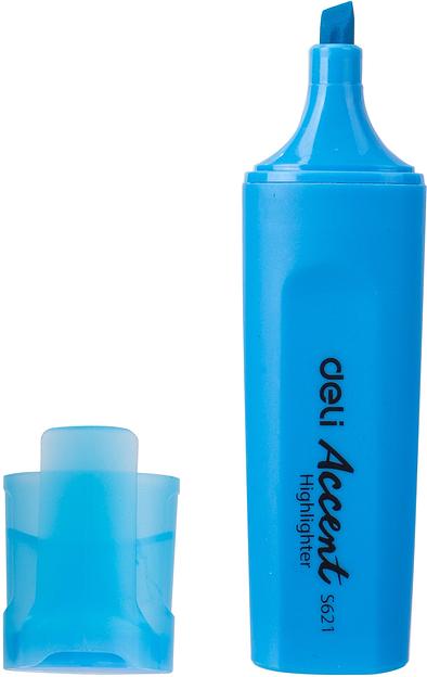 Набор текстовыделителей Deli Accent ES621BLUE-P Delight скошенный пиш. наконечник 1-5мм синий (10шт.) фото 2