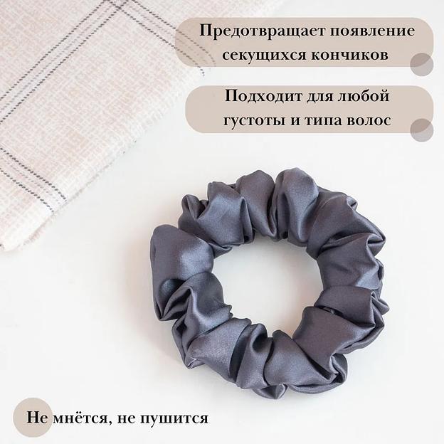 Резинка для волос Casanda Hey тёмно-серая, опт фото 3
