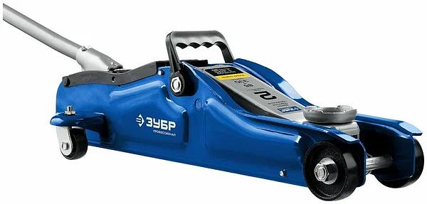 Домкрат Зубр «43056-2-К» Т35 гидравлический подкатной в кейсе ОПТ фото 3