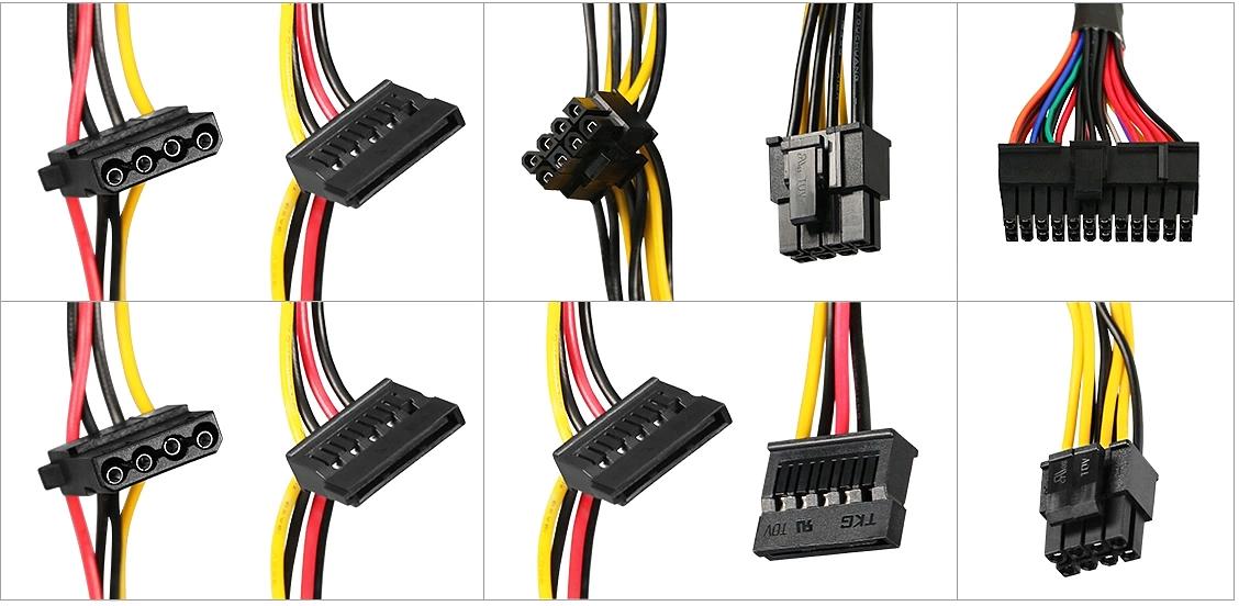 Блок питания KingPrice ATX 650W KPPSU650 (20+4pin) 120mm fan 4xSATA фото 9