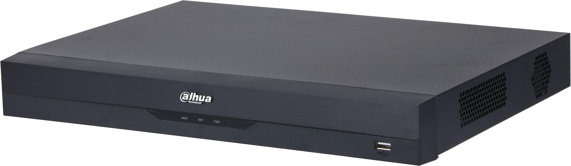 DAHUA DHI-NVR4232-EI 32-канальный IP-видеорегистратор 4K, H.265+, видеоаналитика, входящий поток до 256Мбит/с, 2 SATA III до 16Тбайт фото 1
